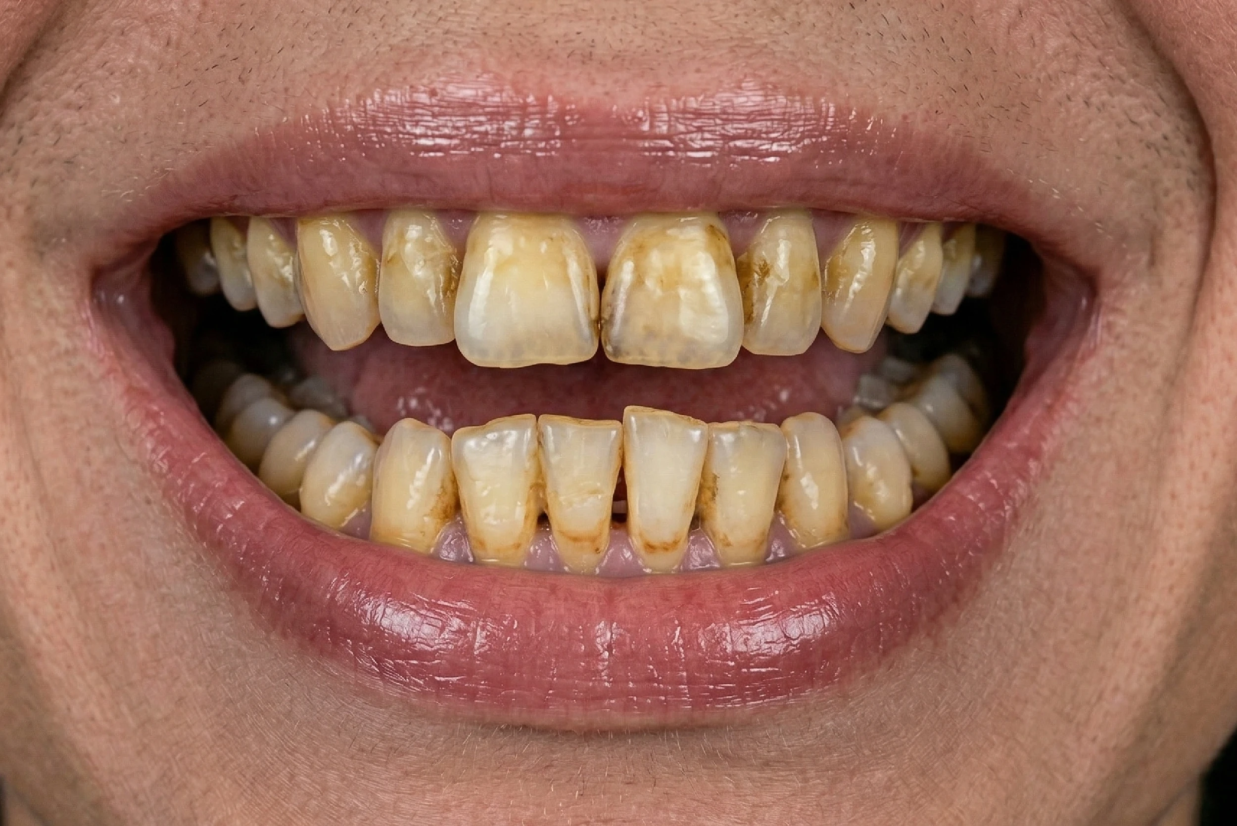 Before bite correction treatment